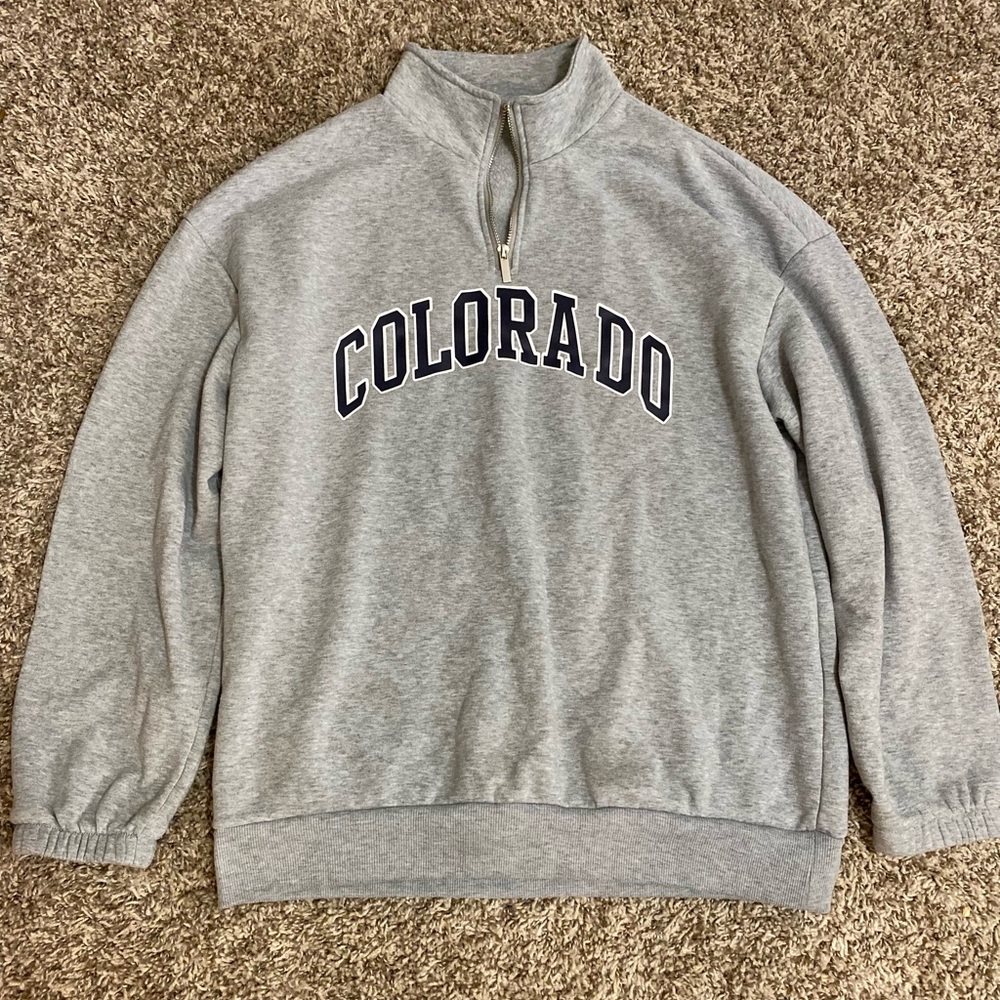 Grey colorado sweat shirt